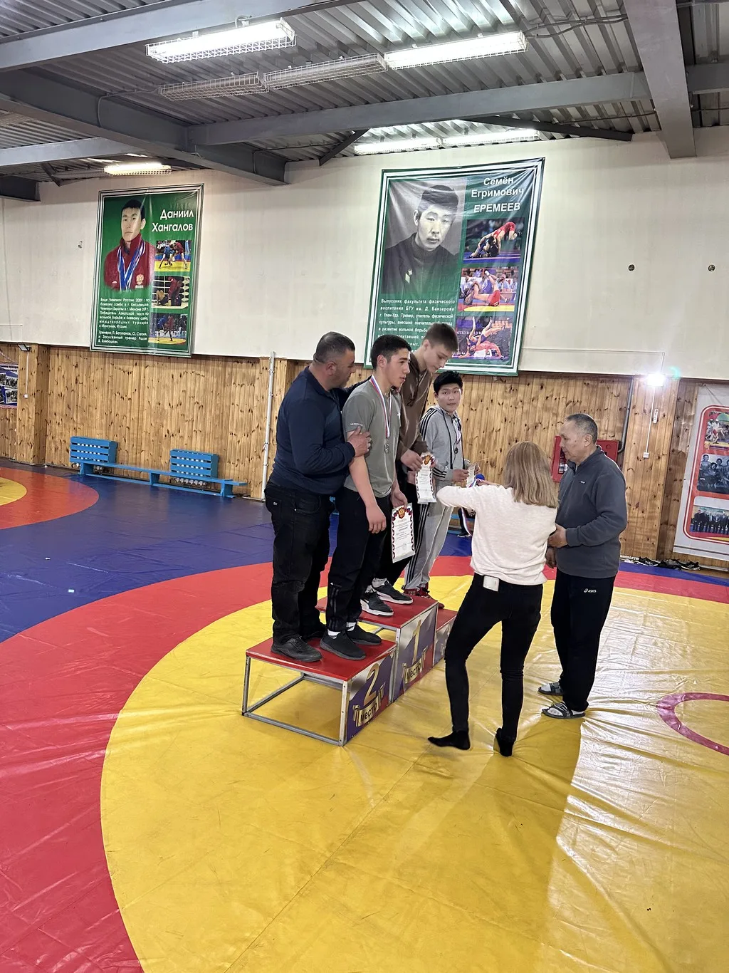 Первенство Аларского района по вольной борьбе