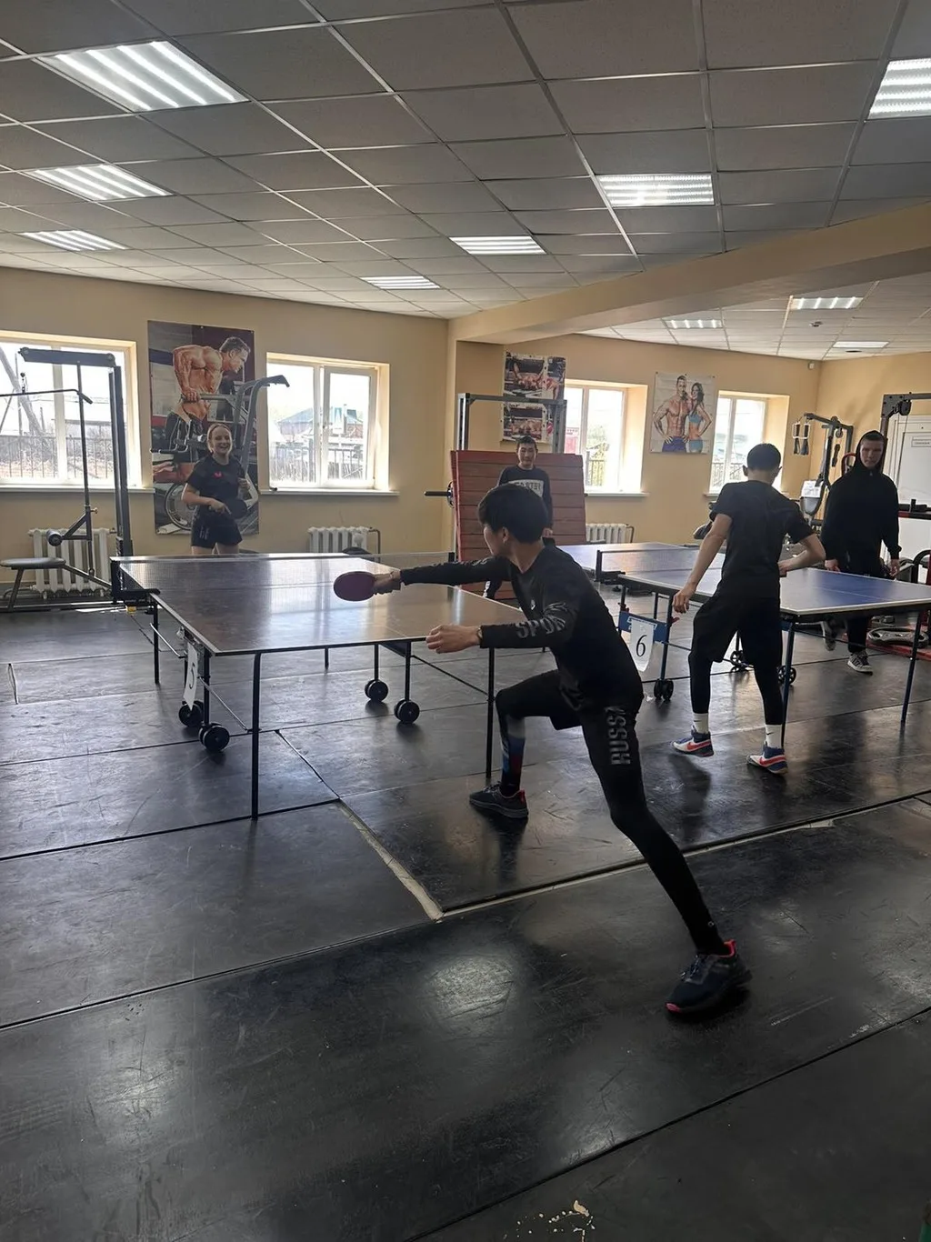 Первенство по настольному теннису​ среди юношей общеобразовательных школ района